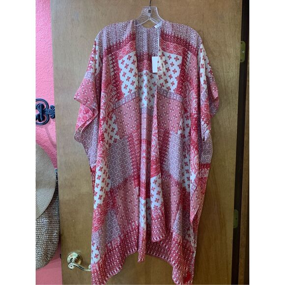 Red and White Kimono #summer - Picture 1 of 6